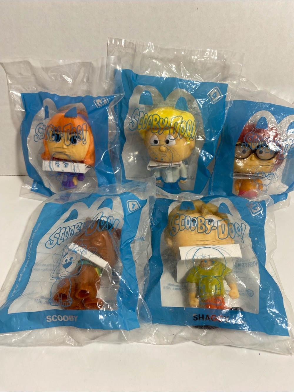 SCOOBY-DOO BOBBLE HEAD FIGURES FROM MCDONALD’S HAPPY MEAL